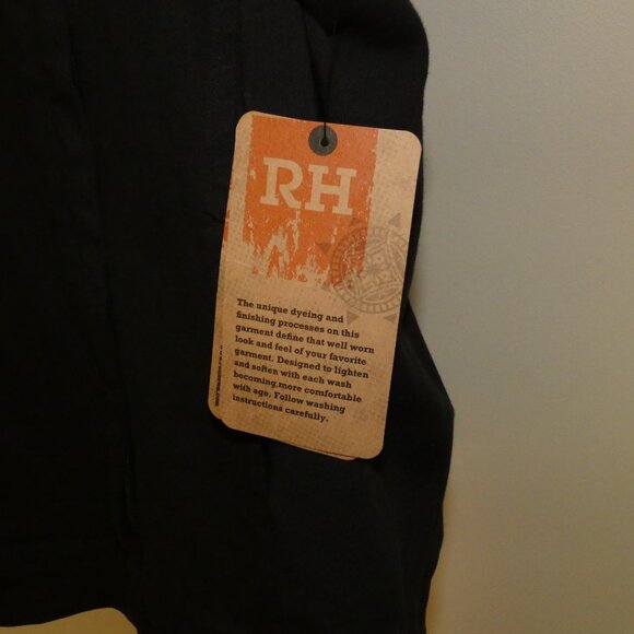 NEW Ruff Hewn Black Asymmetrical Zip Jacket Misses size XL Slant Zip NWT - Picture 4 of 6